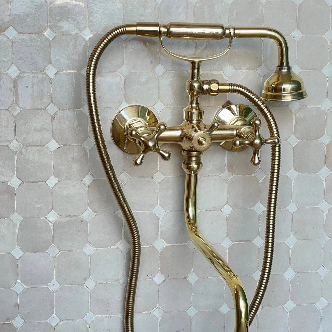 Unlacquered Brass Bathtub Faucet #VFK114