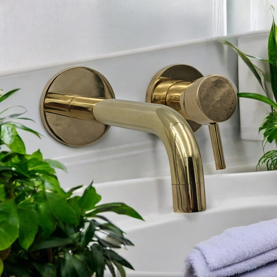 Unlacquered Brass Bathroom Faucet #VFK111