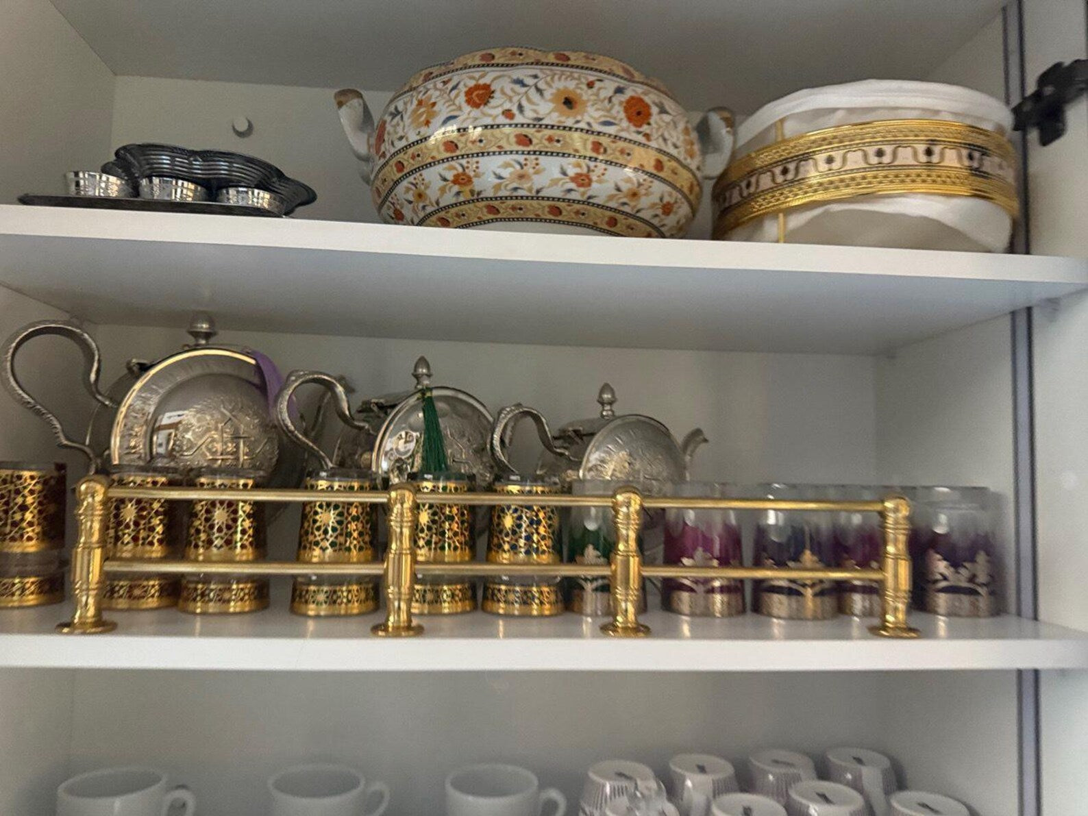 Unlacquered Solid Brass Gallery Rail – Custom Shelf Guard Bar for Cabinets, Pantries & Coffee Bars #VFK263