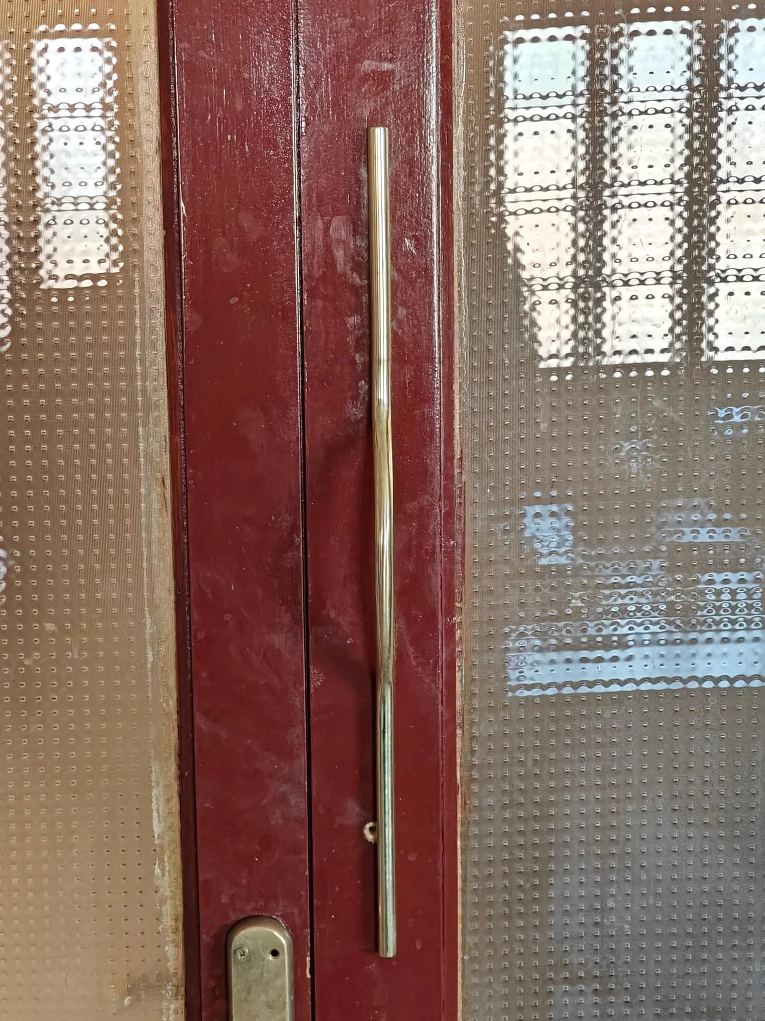 Unlacquered Solid Brass Door Pull Handle – Modern Curved Bar for Entry, Barn, Pantry & Glass Doors | Patina-Ready Heavy-Duty Hardware #VFK273