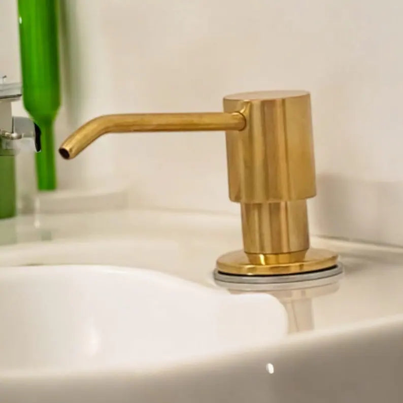 Unlacquered Brass Soap Dispenser #VFK163