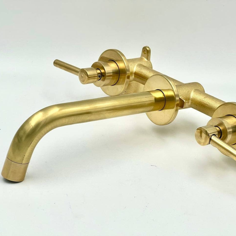 Inter Milan Home Jersey 2025 – Unlacquered wall mounted brass gooseneck faucet Inter Milan Home Jersey 2025 – Unlacquered wall mounted brass gooseneck faucet