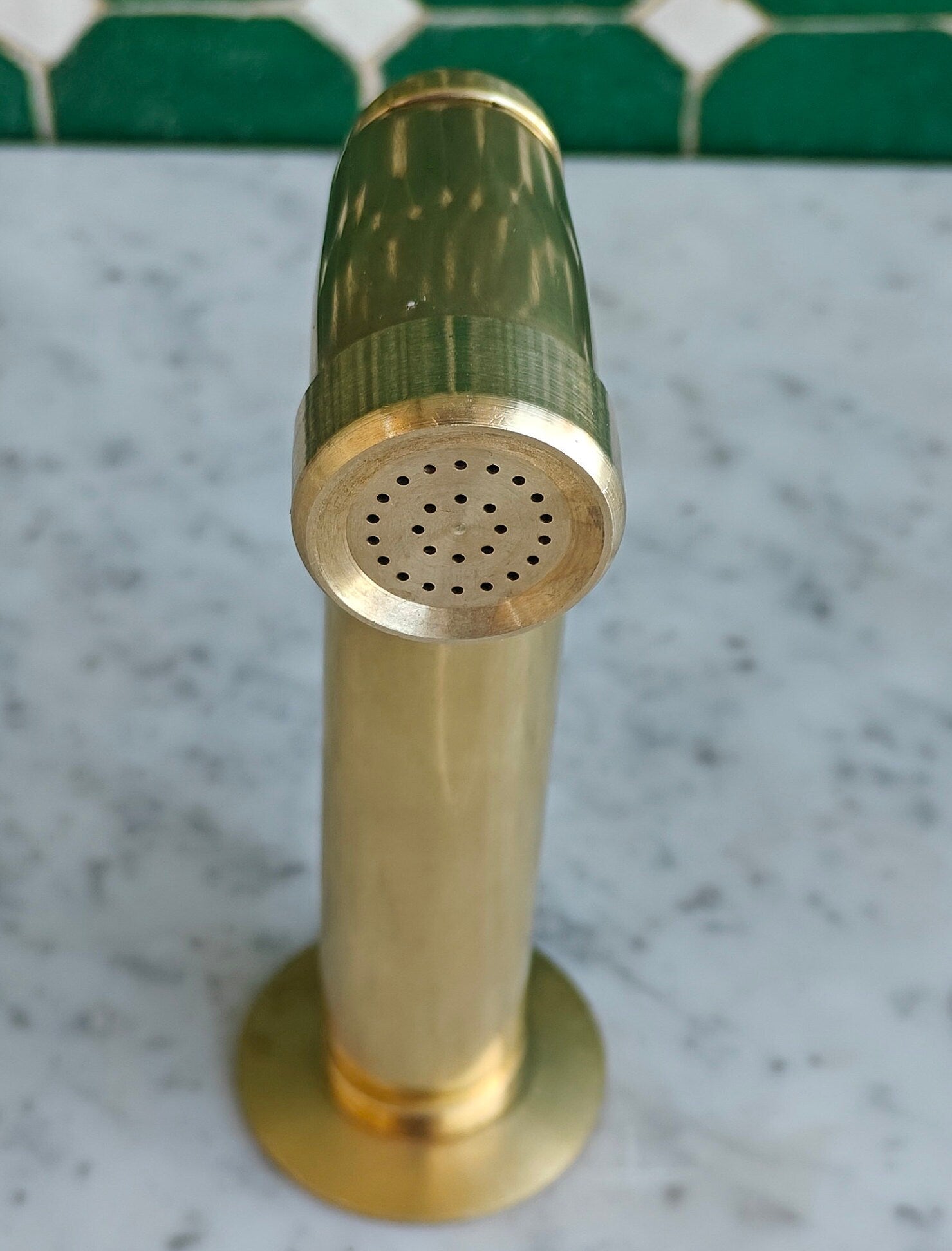 Solid Brass Kitchen Hand Sprayer, Bathroom Sprayer, Unlacquered Handheld Sprayer