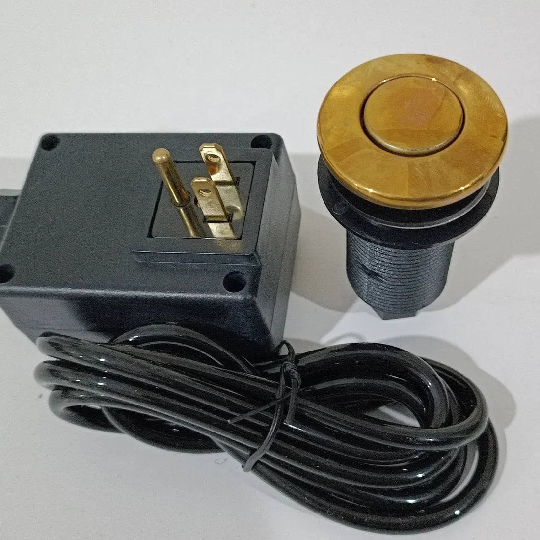 Unlacquered Brass Switch Button Garbage Disposal Kit #VFK251
